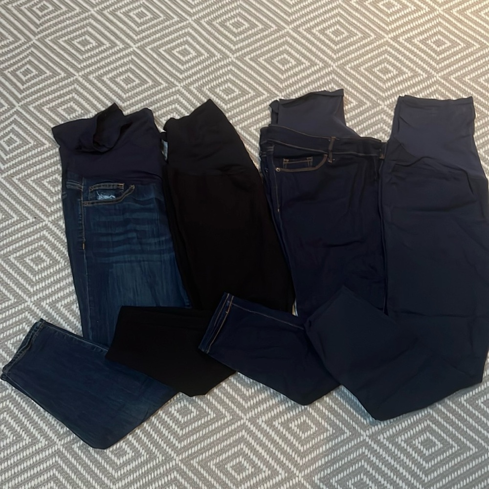 Maternity Pants Lot! Gap and Old Navy - Size L, 12, 33